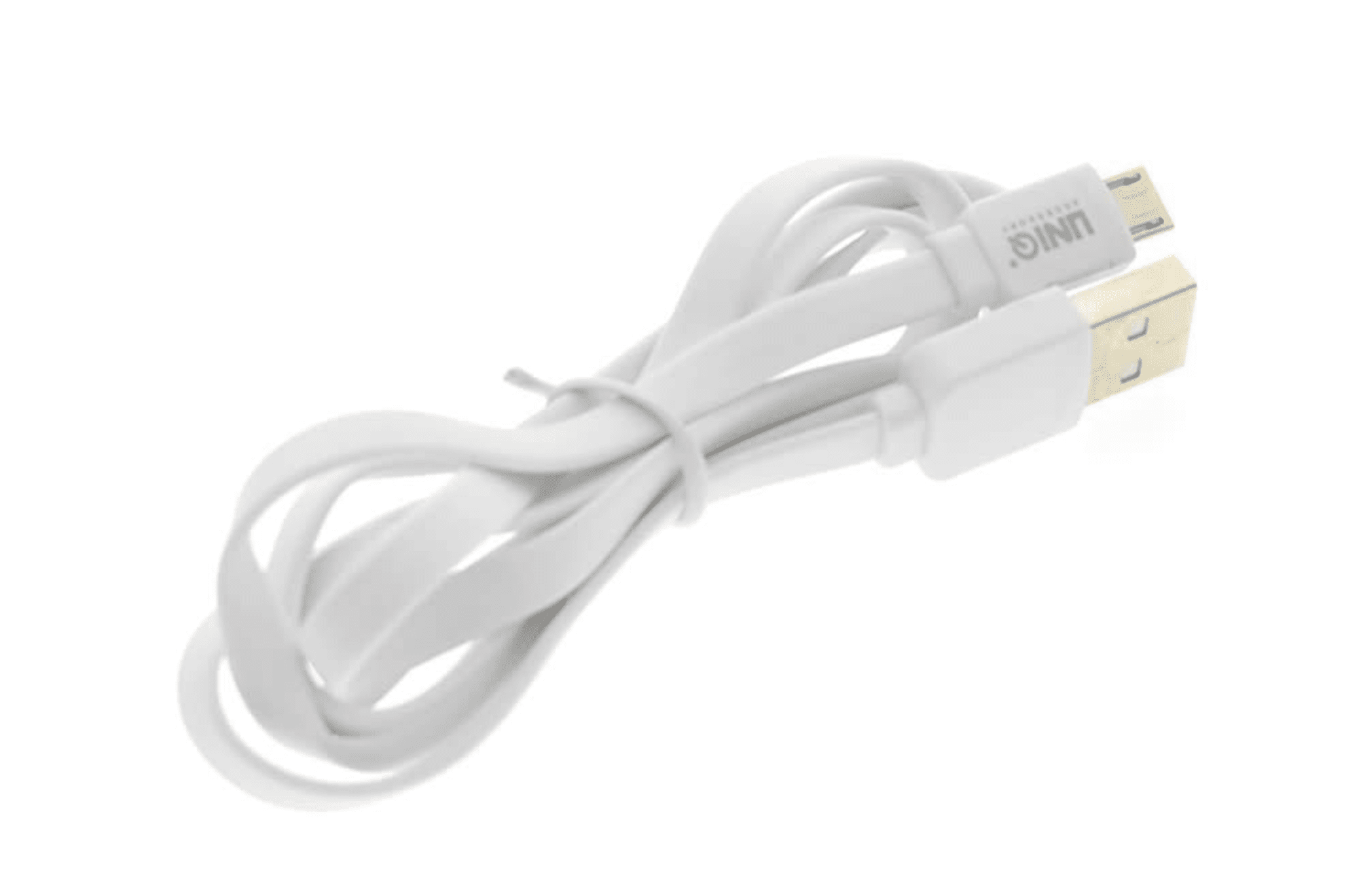 Micro-USB-Kabel - 1 Meter weiß - Schnellladung/Datenübertragung 2,1A - Uniq-Zubehör Micro-USB-Kabel - 1 Meter weiß - Schnellladung/Datenübertragung 2,1A - Uniq-Zubehör